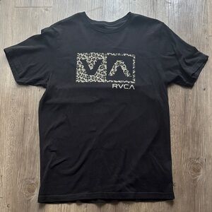 RVCA Black Leopard T-Shirt